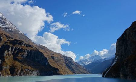 barrage lac Mauvoisin Valais suisse