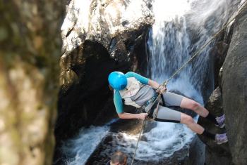 Sports montagne nature canyoning
