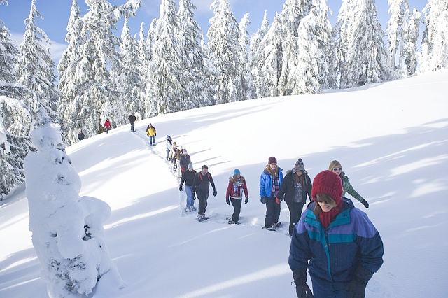 Randonnée raquettes snowshoes walking
