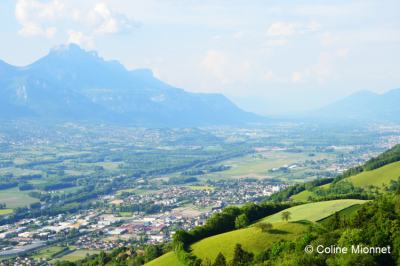Vallée du Grésivaudan vue de Venon Isère Alpes
