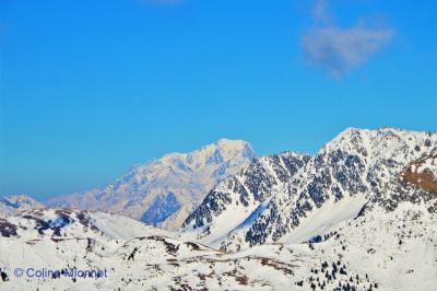 Montagne Alpes Alps Belledonne Chartreuse Bauges Collet Allevard Isère France sommets enneigés cîmes