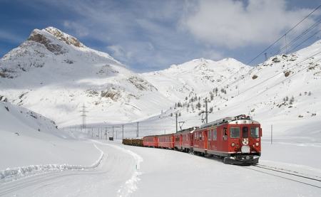 Chemins de fer Bernina Suisse Haute Engaden Lagalb